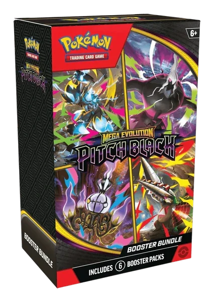 Pokémon TCG: Mega Evolution - Pitch Black - Booster Bundle (6 szt.)